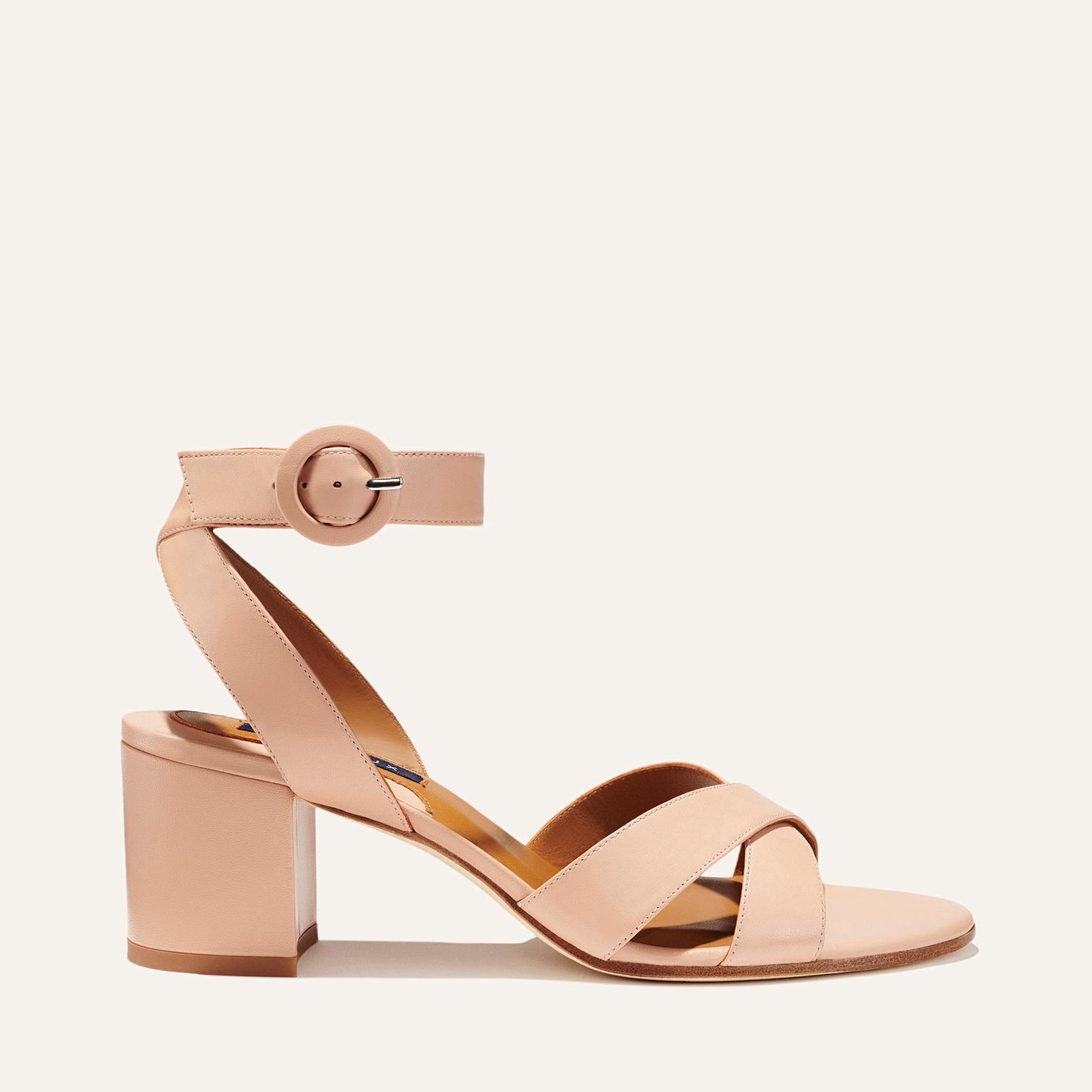 The City Sandal - Rose Nappa