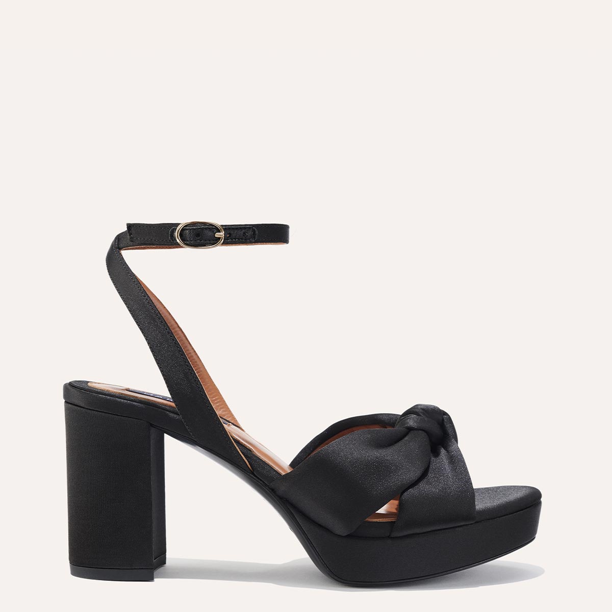 The Carmine Platform - Black Satin