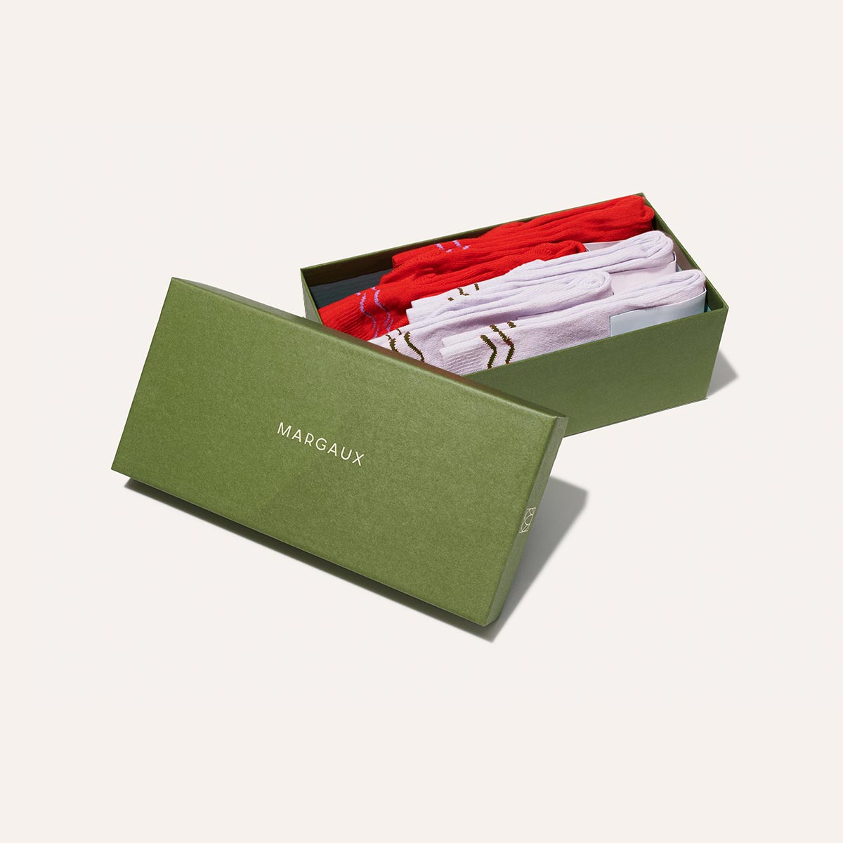 The Crew Sock Box Set - Lilac and Poppy