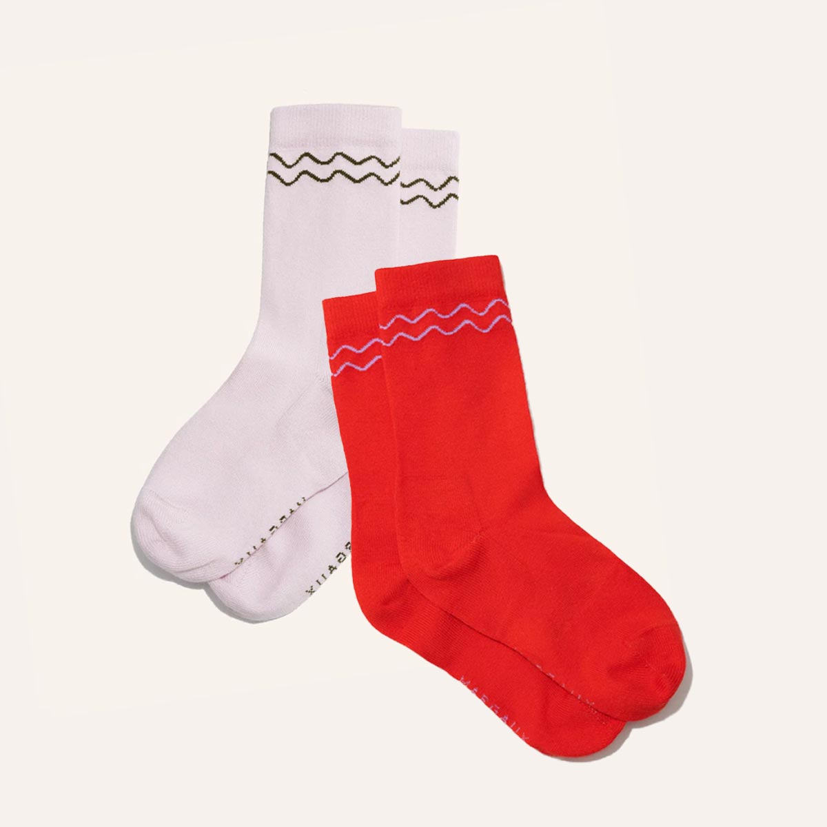 The Crew Sock Box Set - Lilac and Poppy
