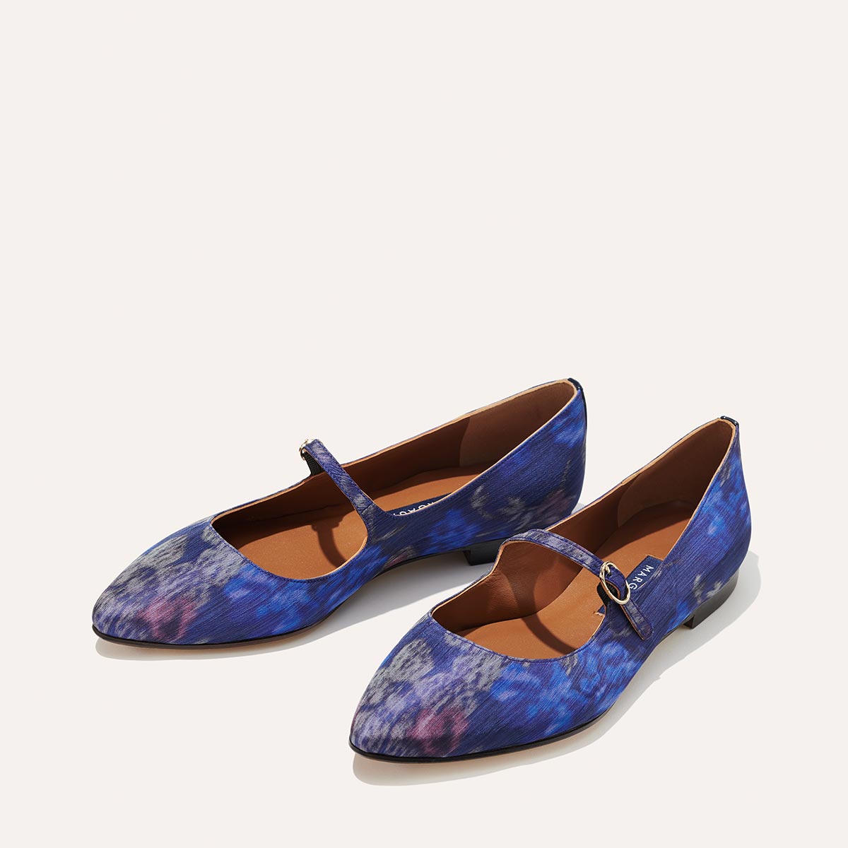 Jamie Beck x Margaux - The Mary Jane in Provence Blue Silk