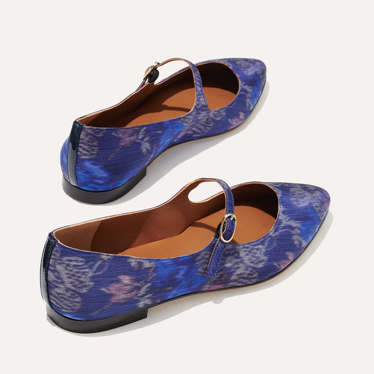 Jamie Beck x Margaux - The Mary Jane in Provence Blue Silk