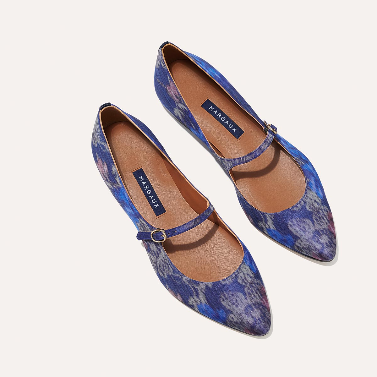Jamie Beck x Margaux - The Mary Jane in Provence Blue Silk