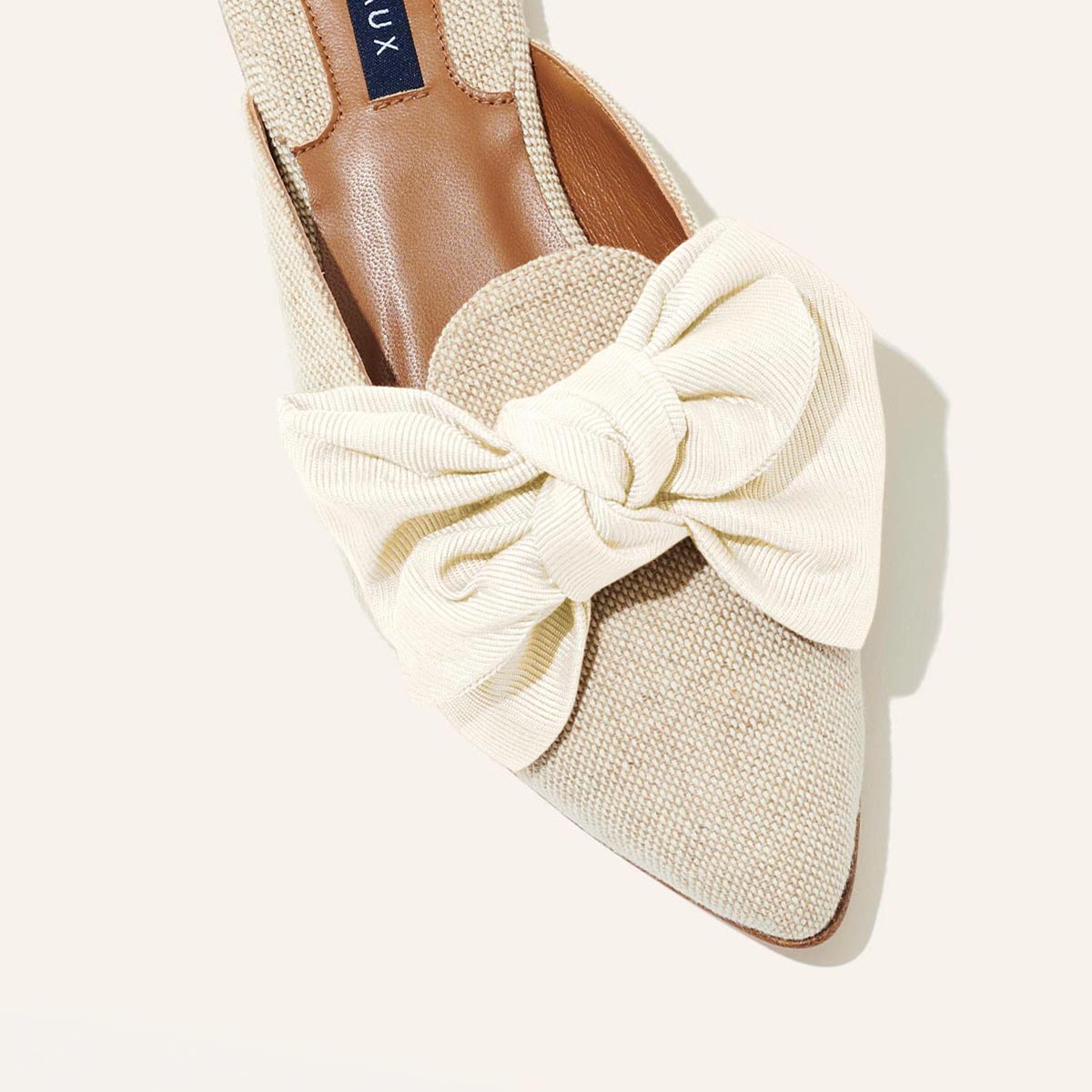 The Mule - Natural Linen