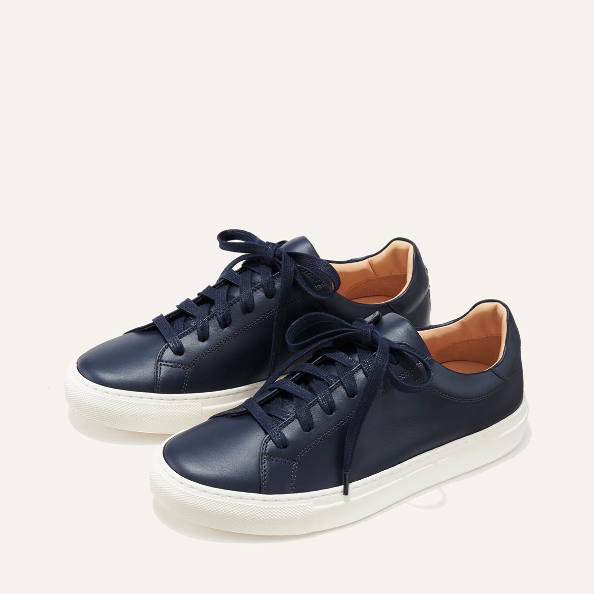 The Sneaker - Navy Calf