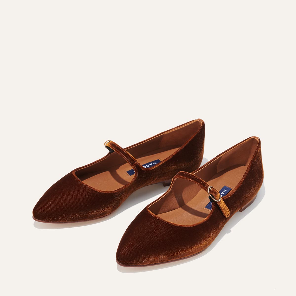 The Mary Jane - Rust Velvet
