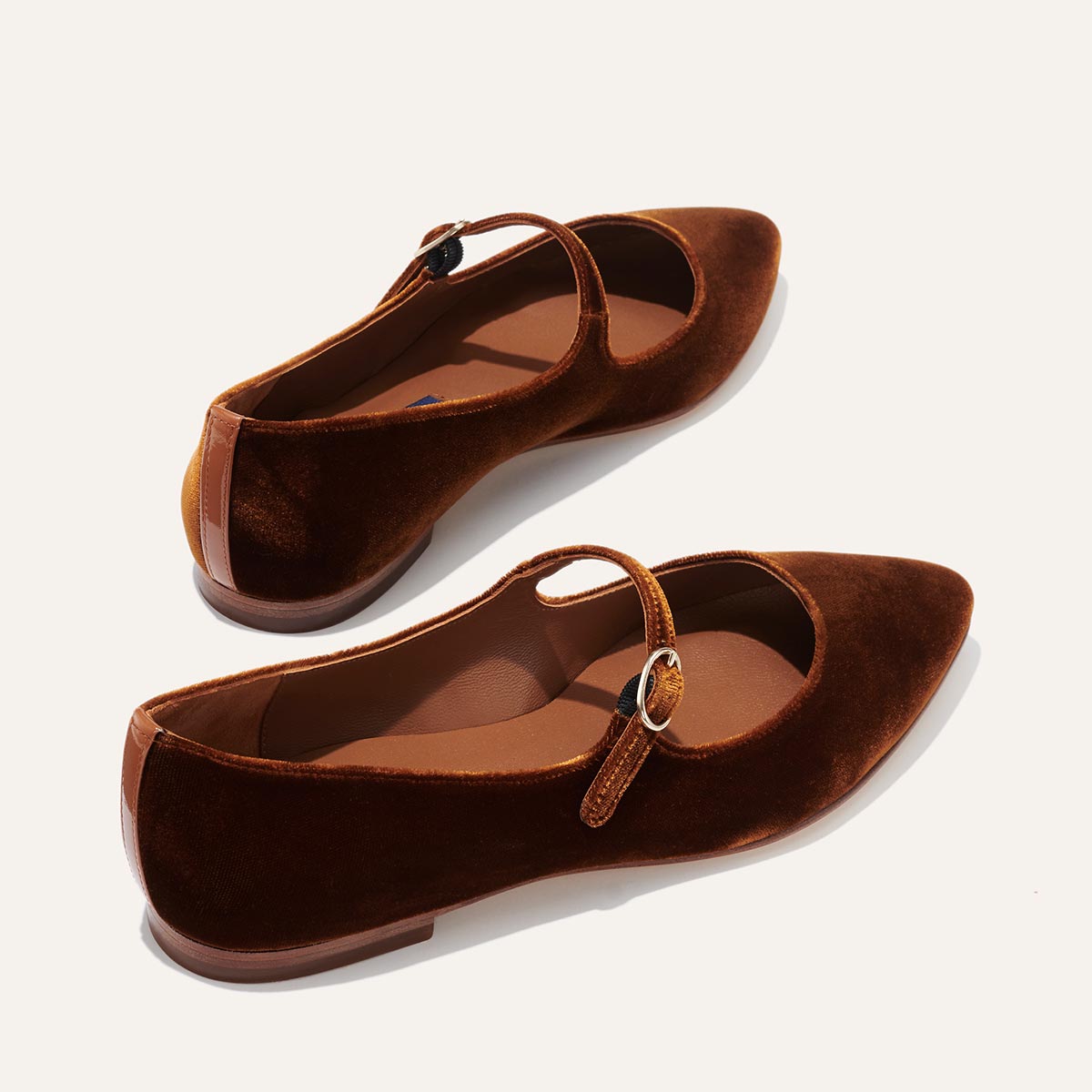 The Mary Jane - Rust Velvet