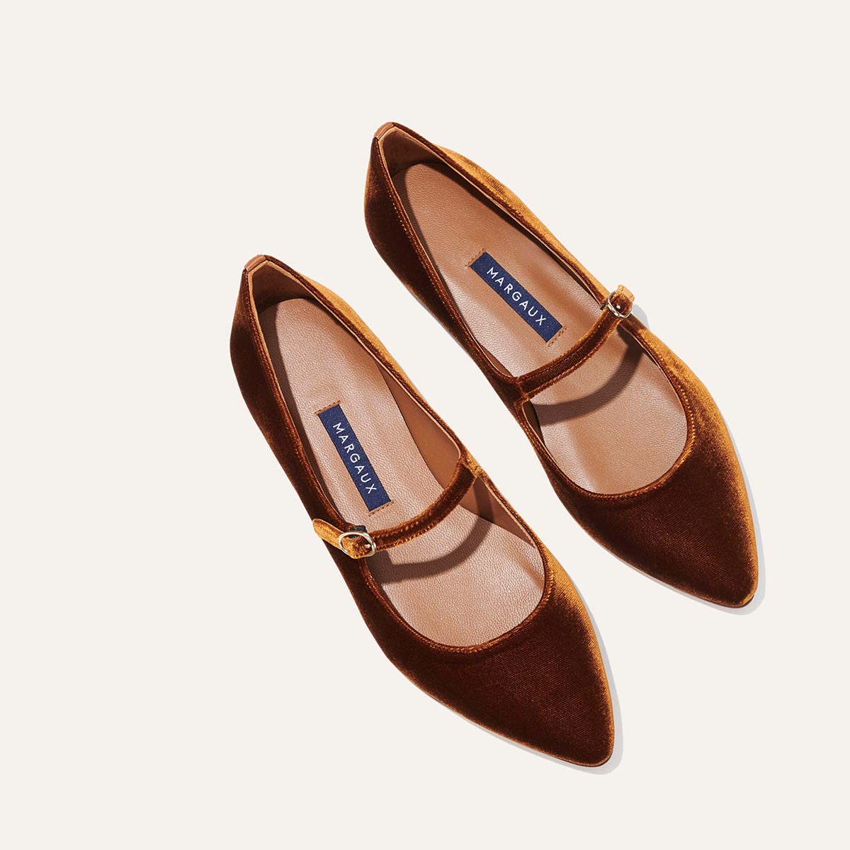 The Mary Jane - Rust Velvet