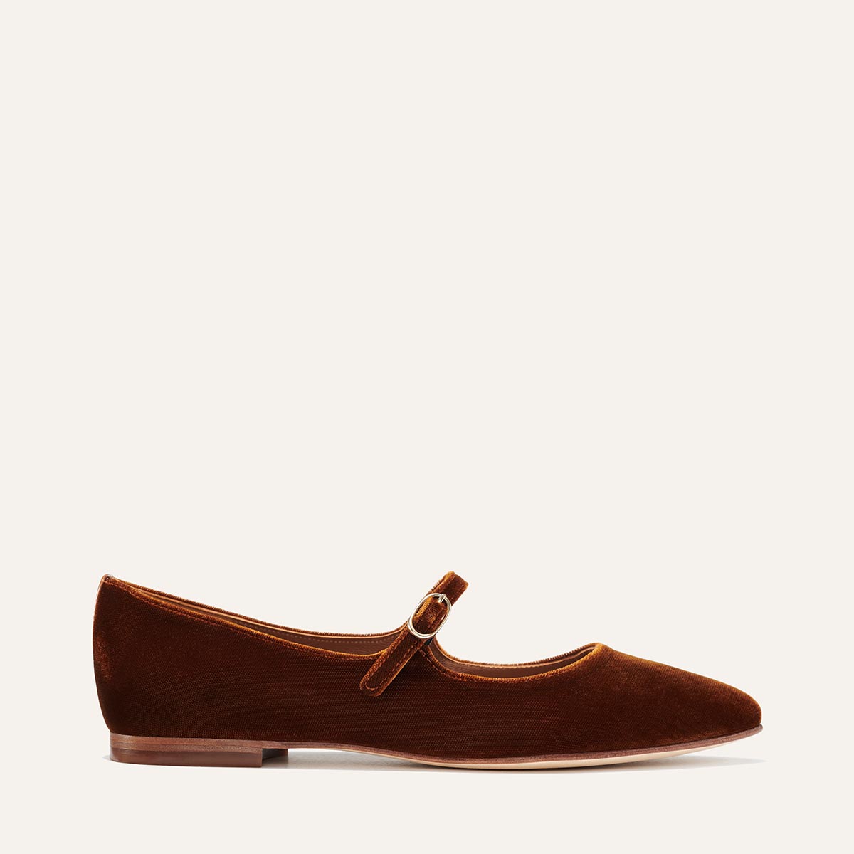 The Mary Jane - Rust Velvet