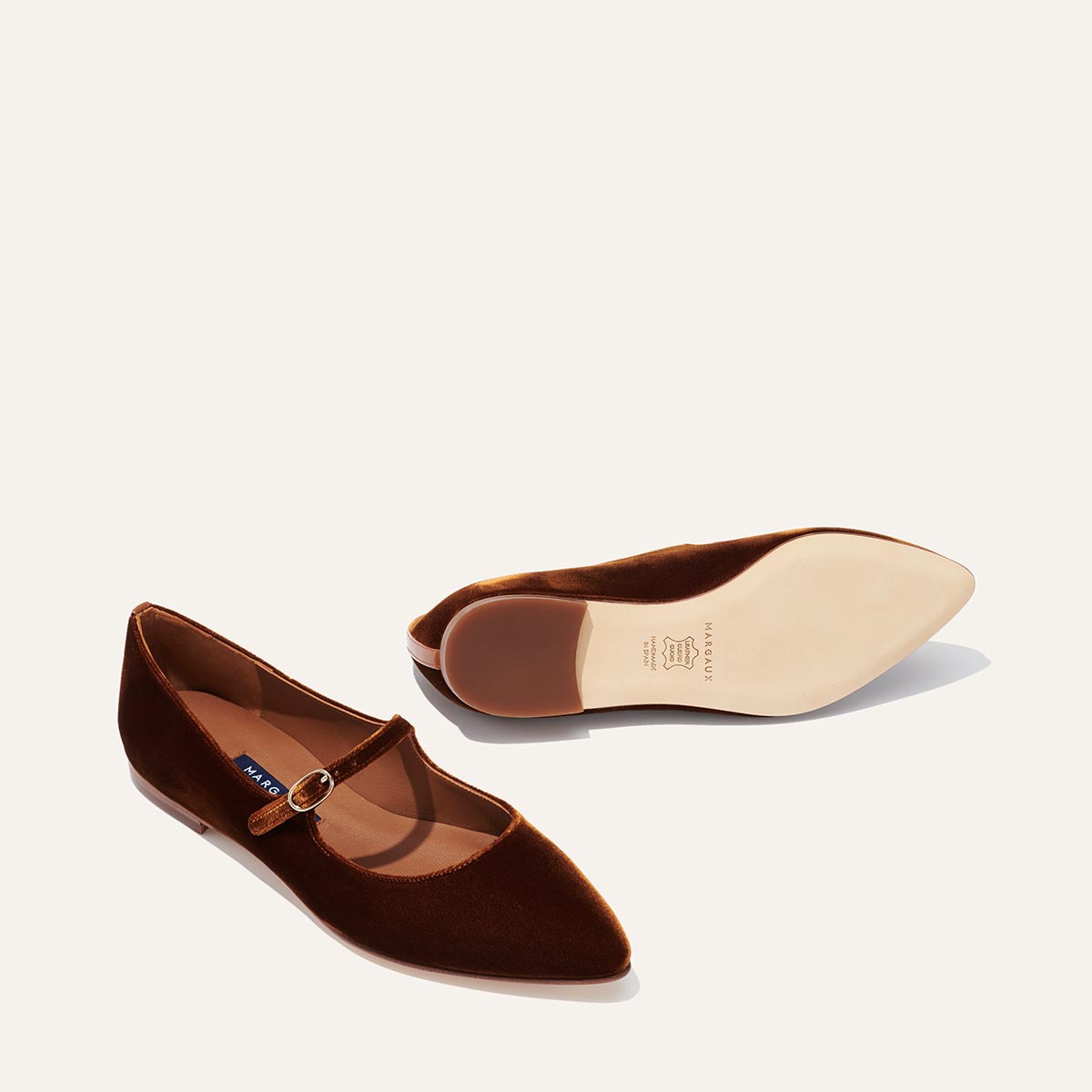 The Mary Jane - Rust Velvet
