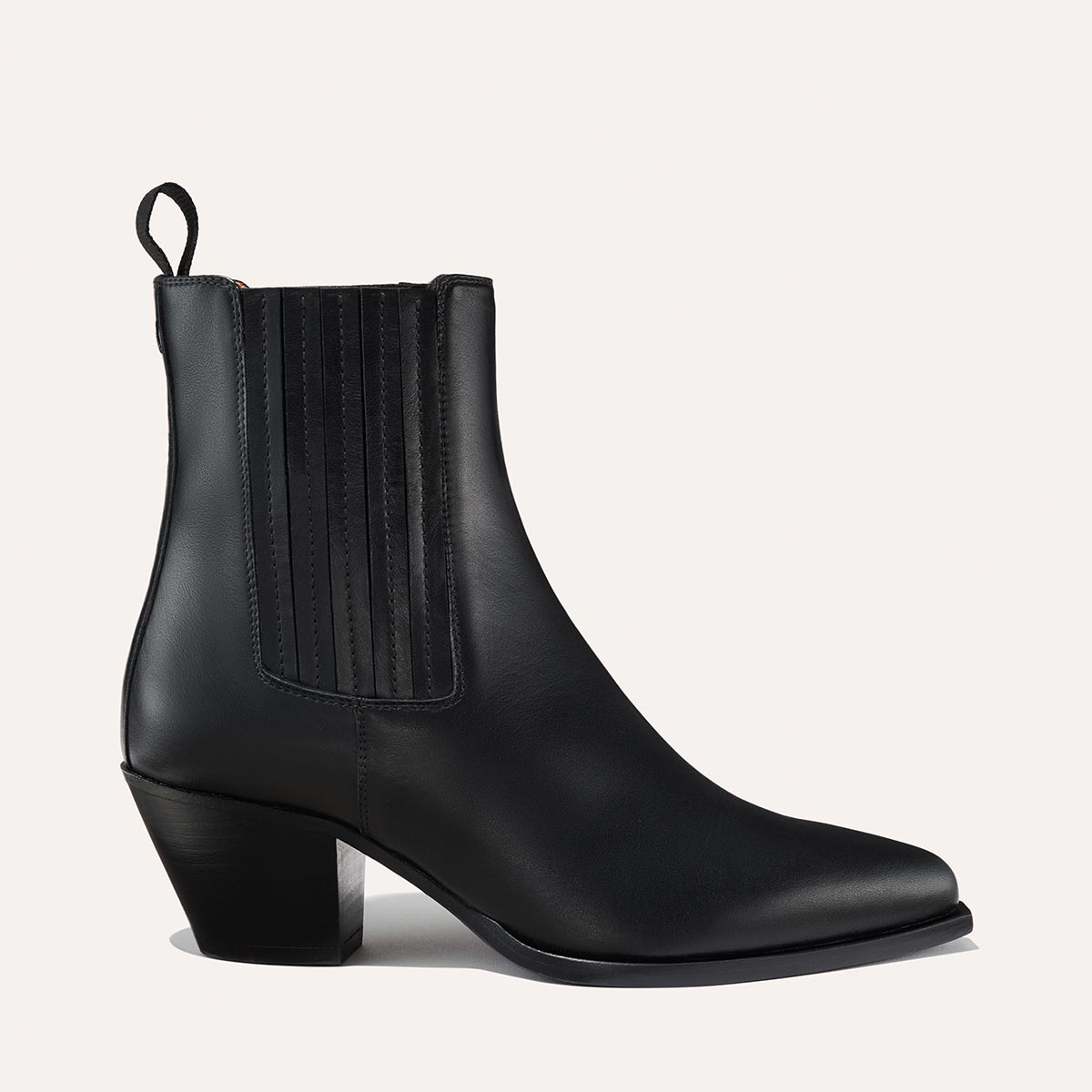 The Agnes Boot - Black Calf