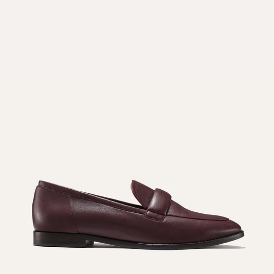 The Andie Loafer - Burgundy Nappa