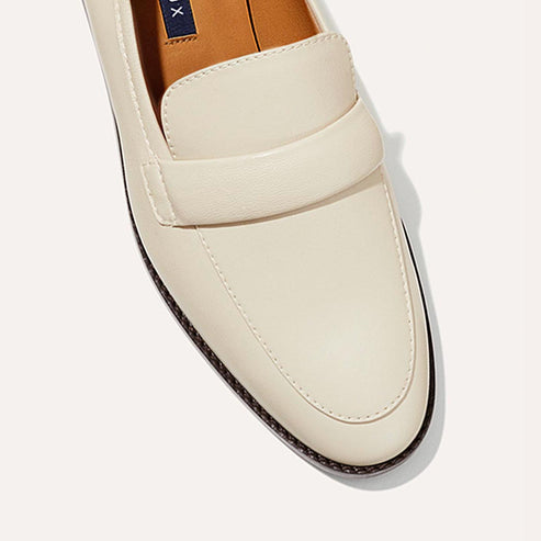 The Andie Loafer - Ecru Nappa – Margaux