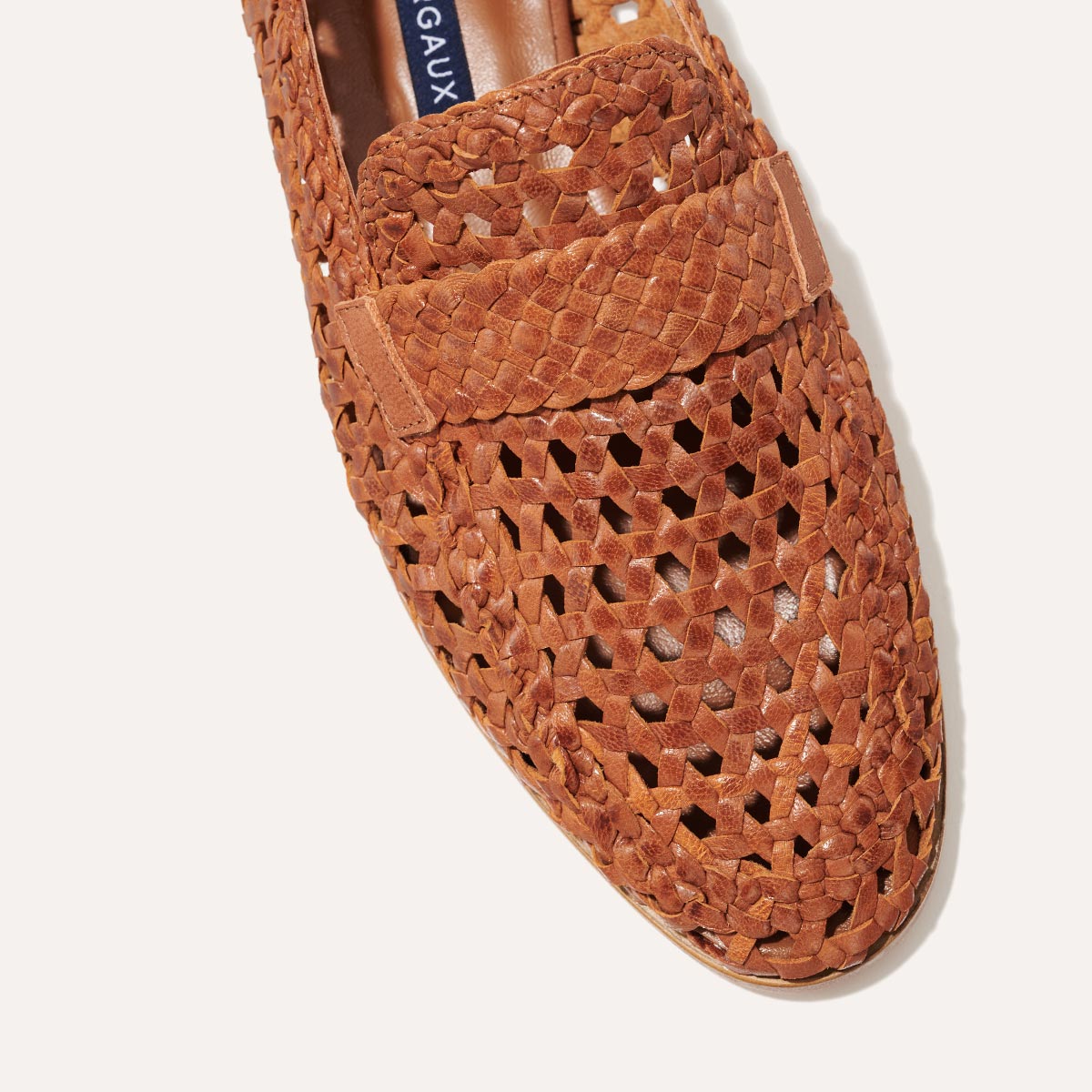 The Woven Andie Loafer - Saddle