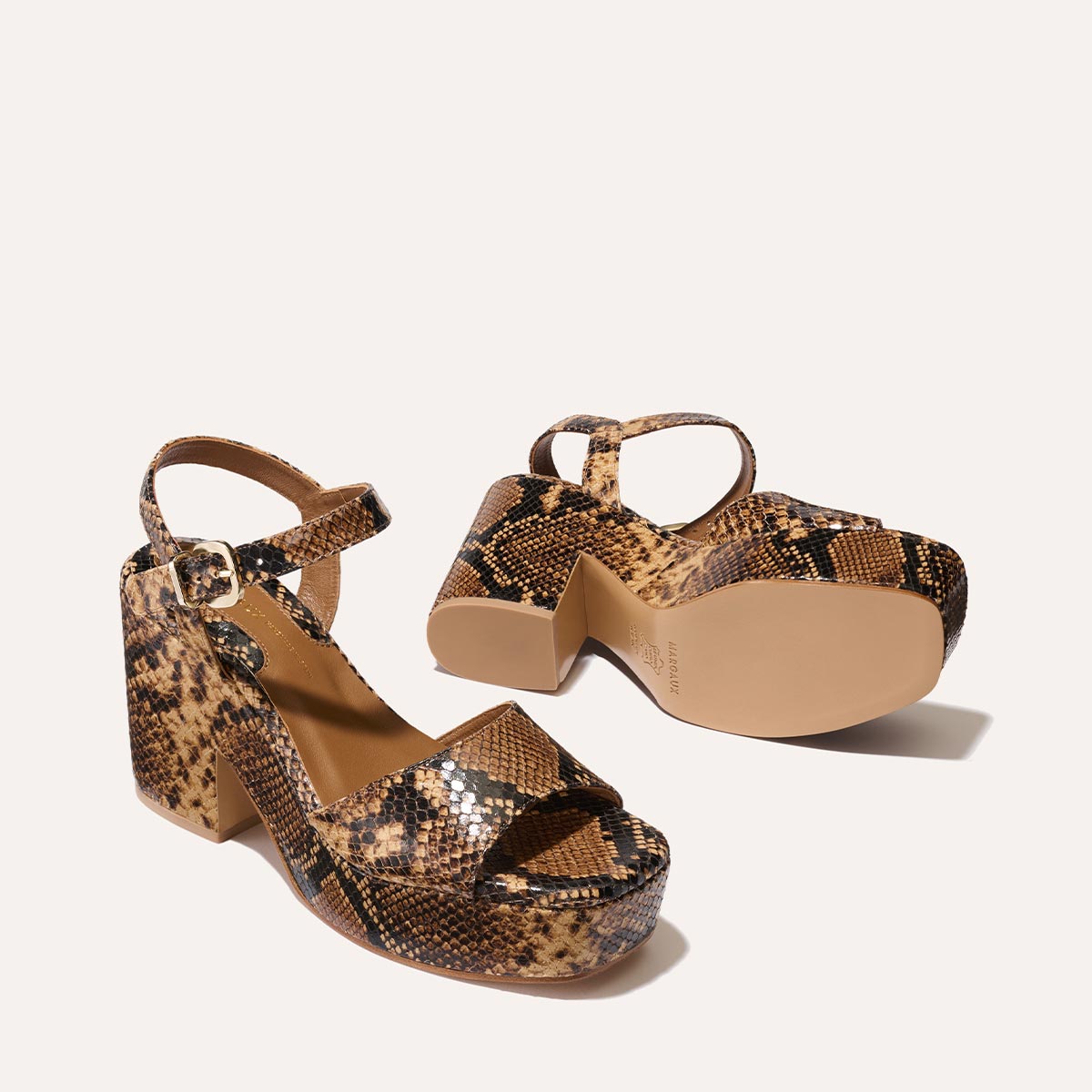 The Bardi - Camel Python Embossed