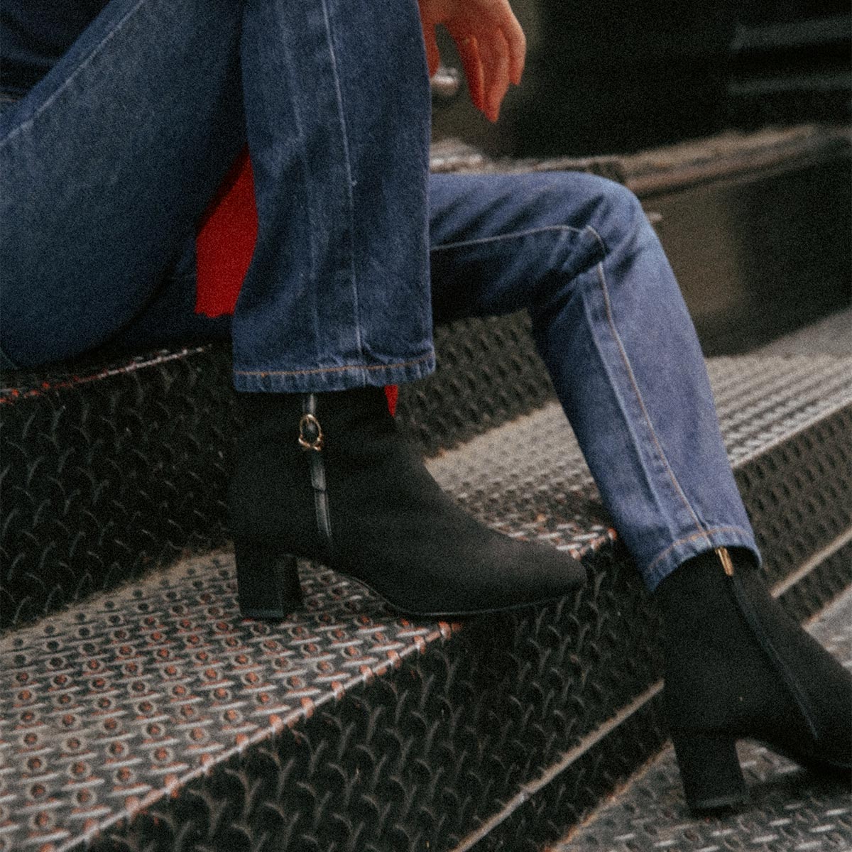 The Bowery Boot - Black Suede