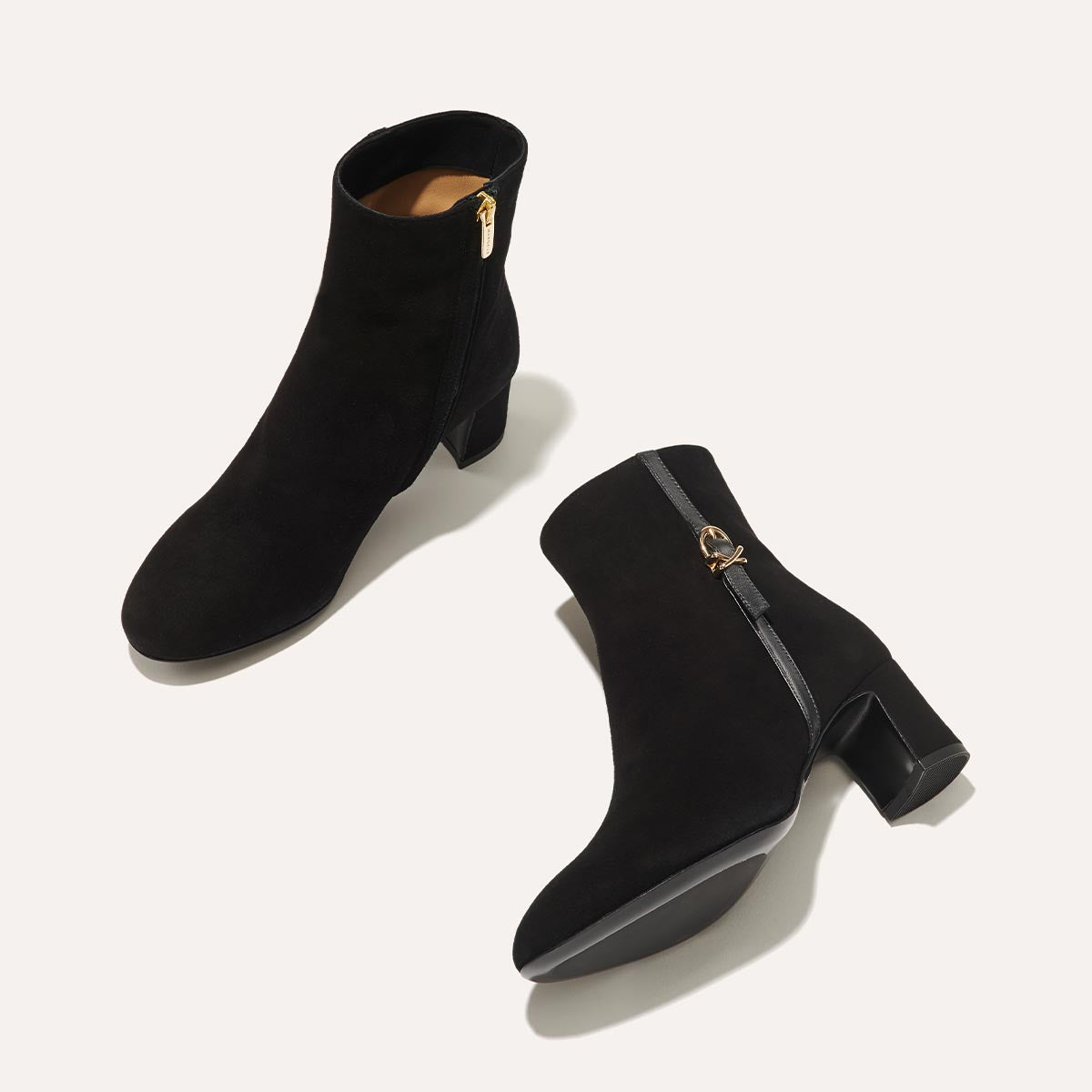 The Bowery Boot - Black Suede