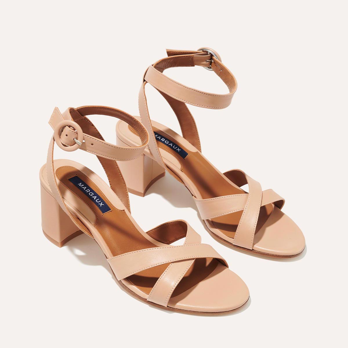 The City Sandal - Rose Nappa