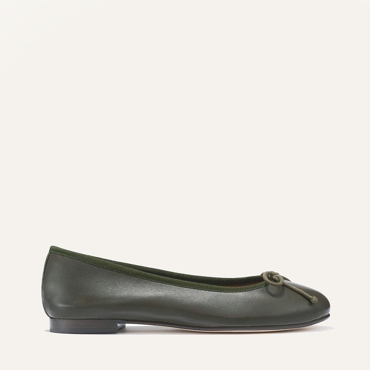 Margaux Ballet Flats - The Demi - Olive Nappa