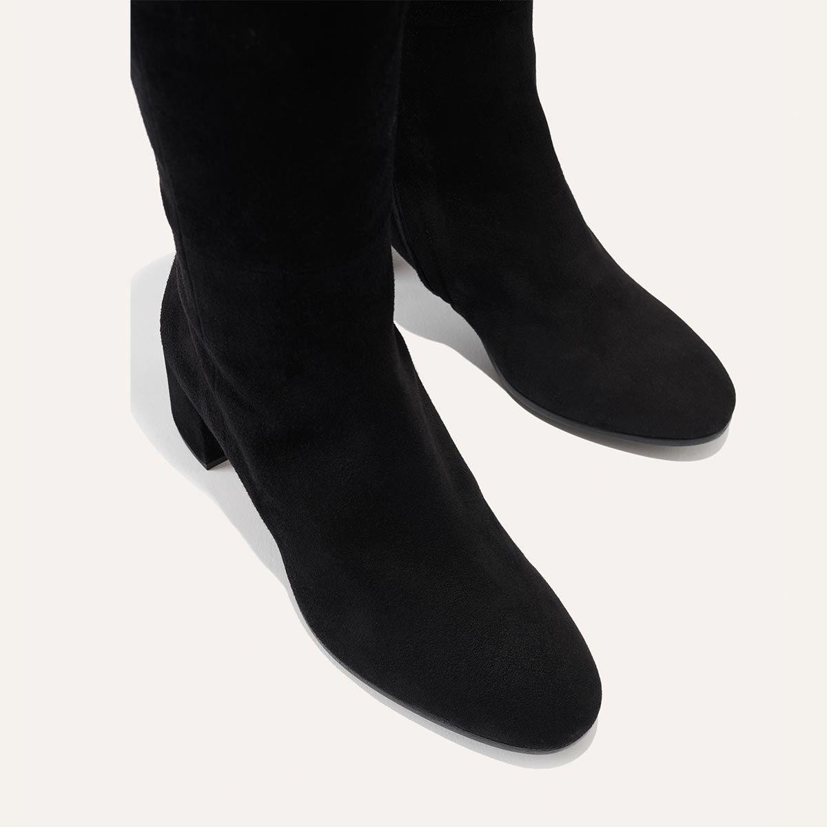 The Edie Boot - Black Suede – Margaux