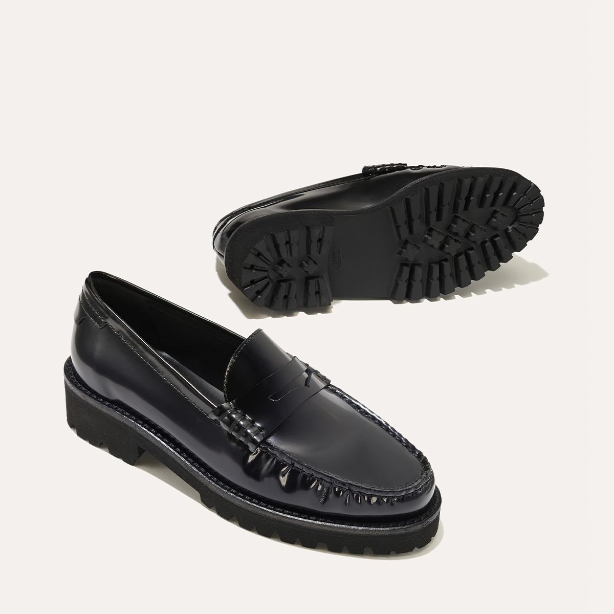 The Louisa Loafer - Black Calf