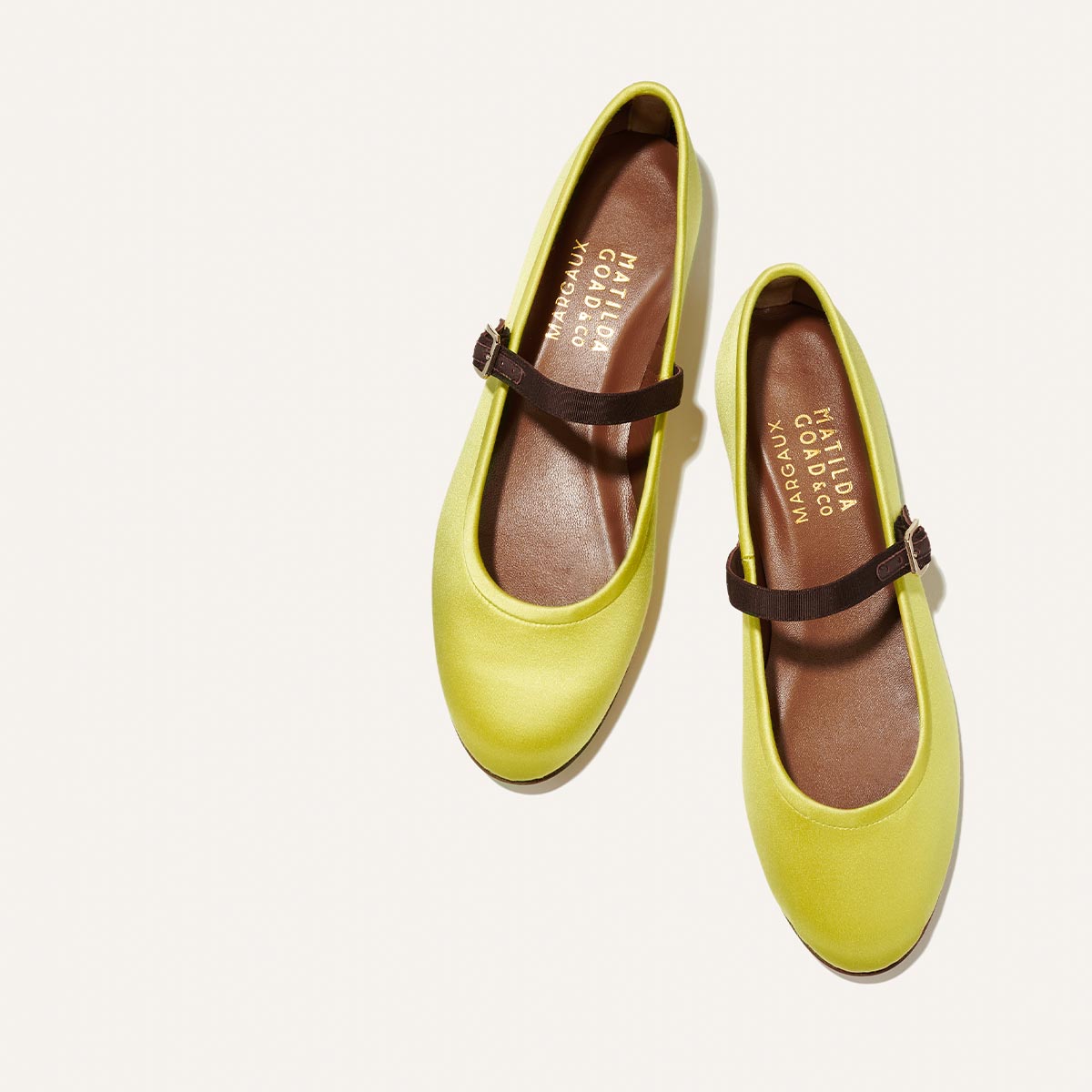 Matilda Goad x Margaux: The Demi Jane - Citron Satin