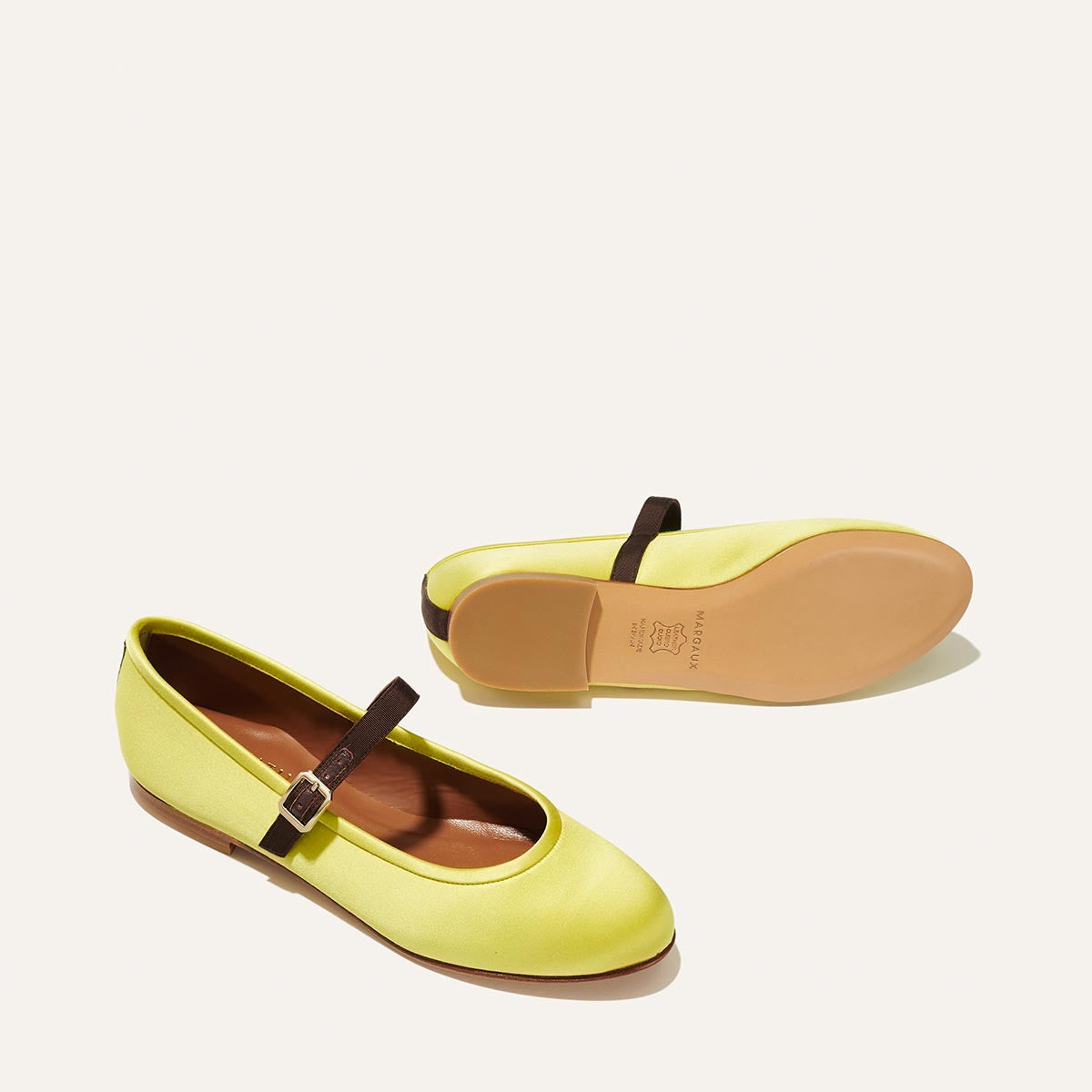 Matilda Goad x Margaux: The Demi Jane - Citron Satin