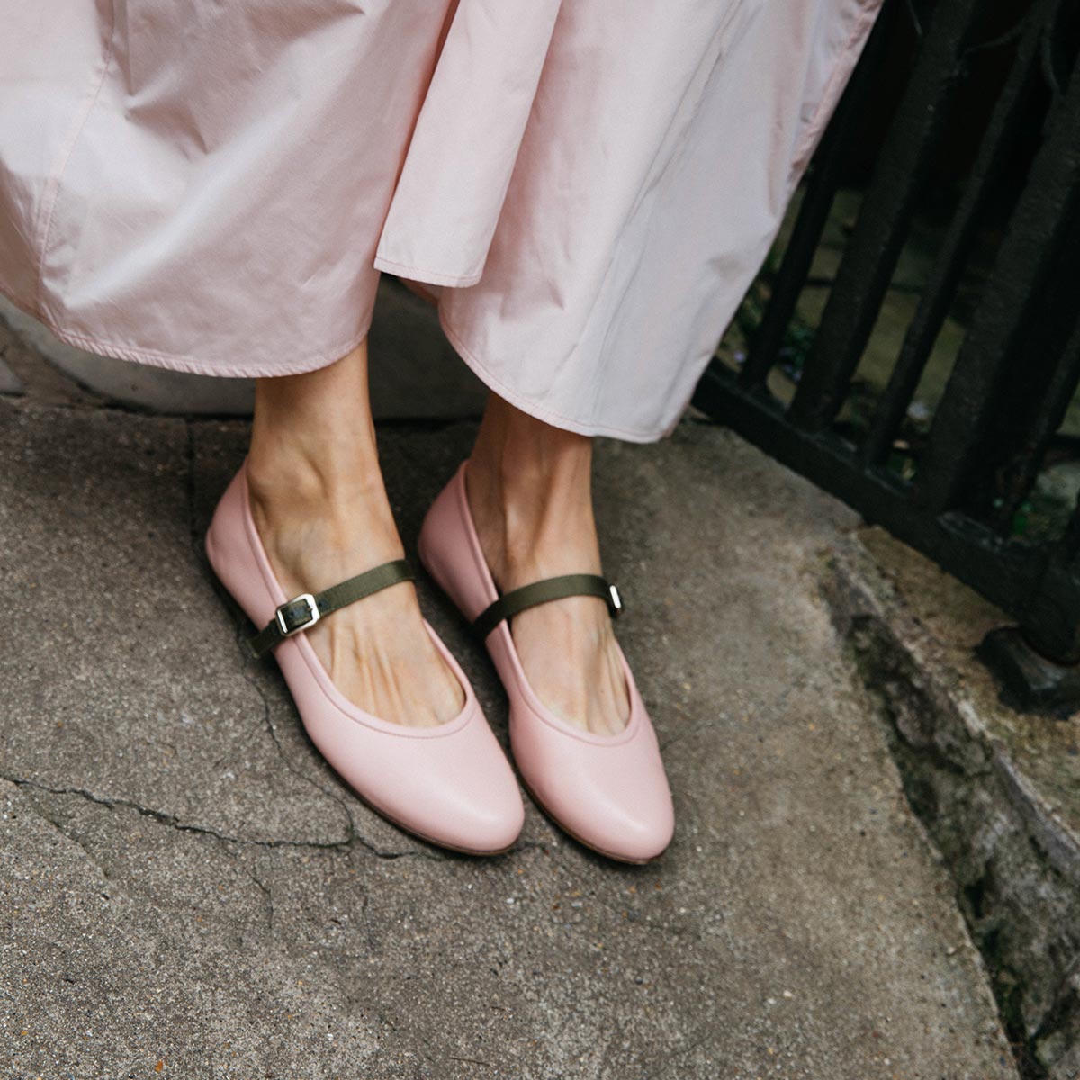 Matilda Goad x Margaux: The Demi Jane - Pale Pink Nappa