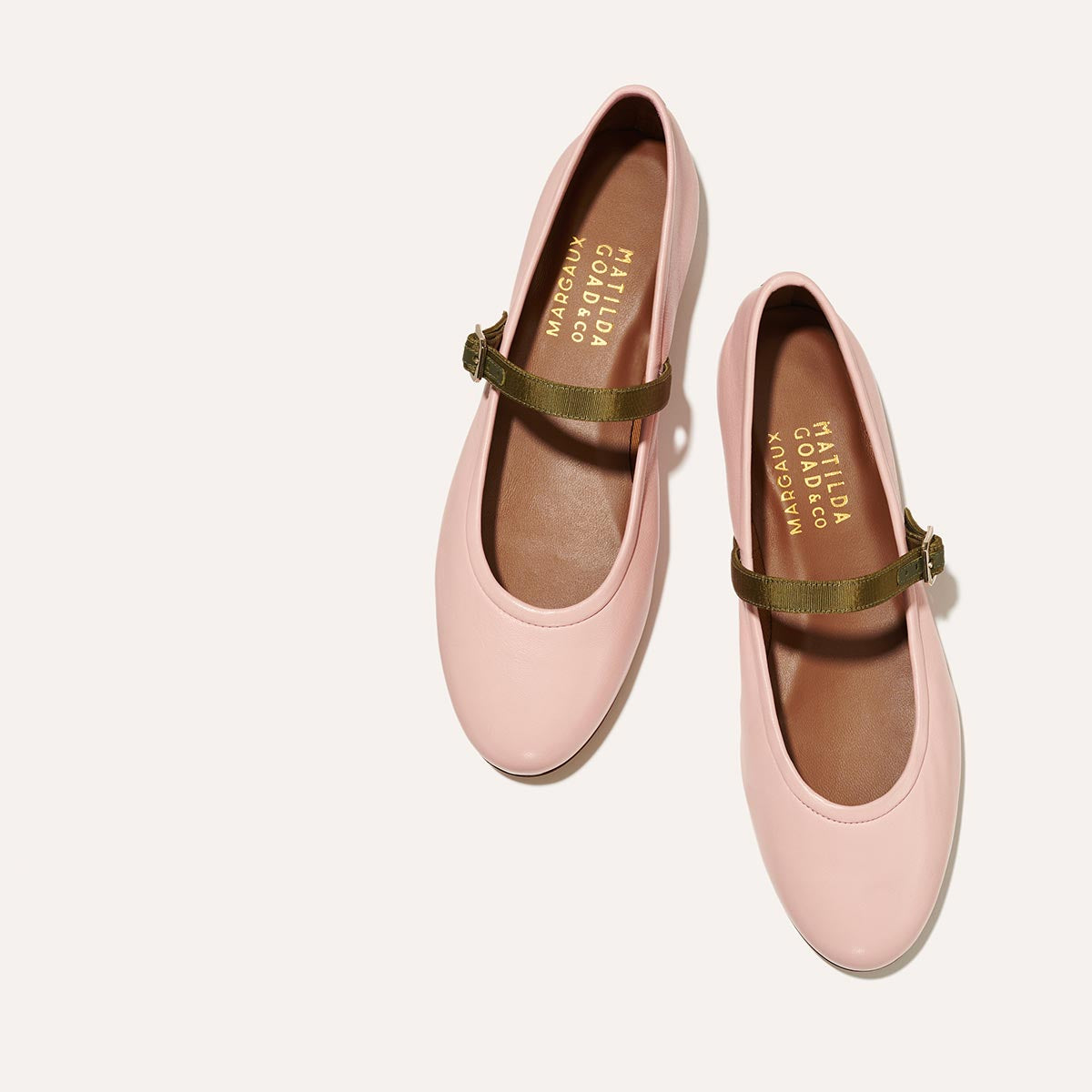 Matilda Goad x Margaux: The Demi Jane - Pale Pink Nappa