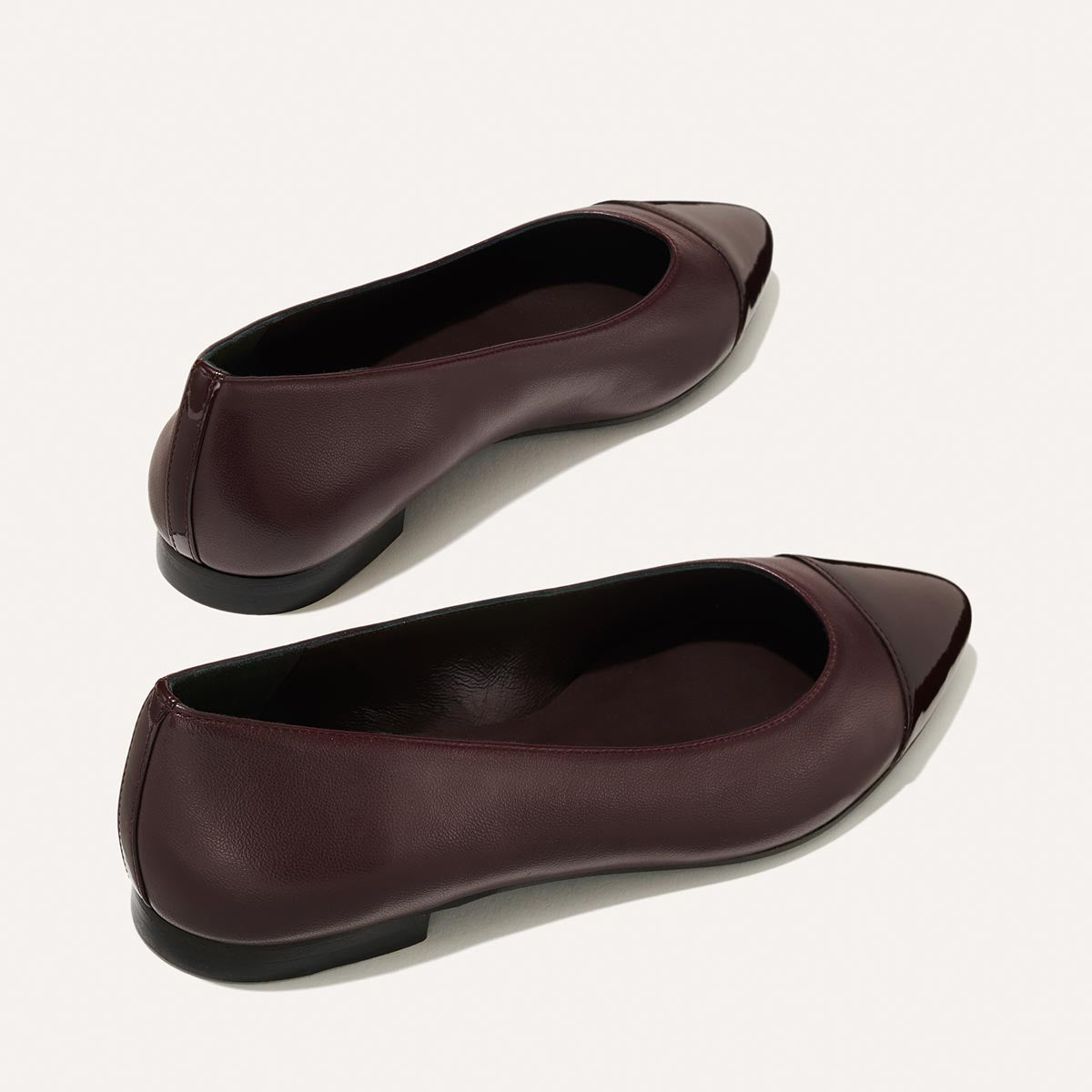 The Pointe - Burgundy Nappa and Patent