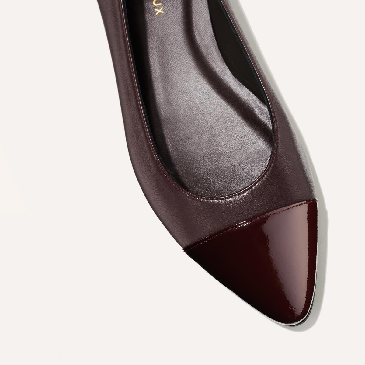 The Pointe - Burgundy Nappa and Patent