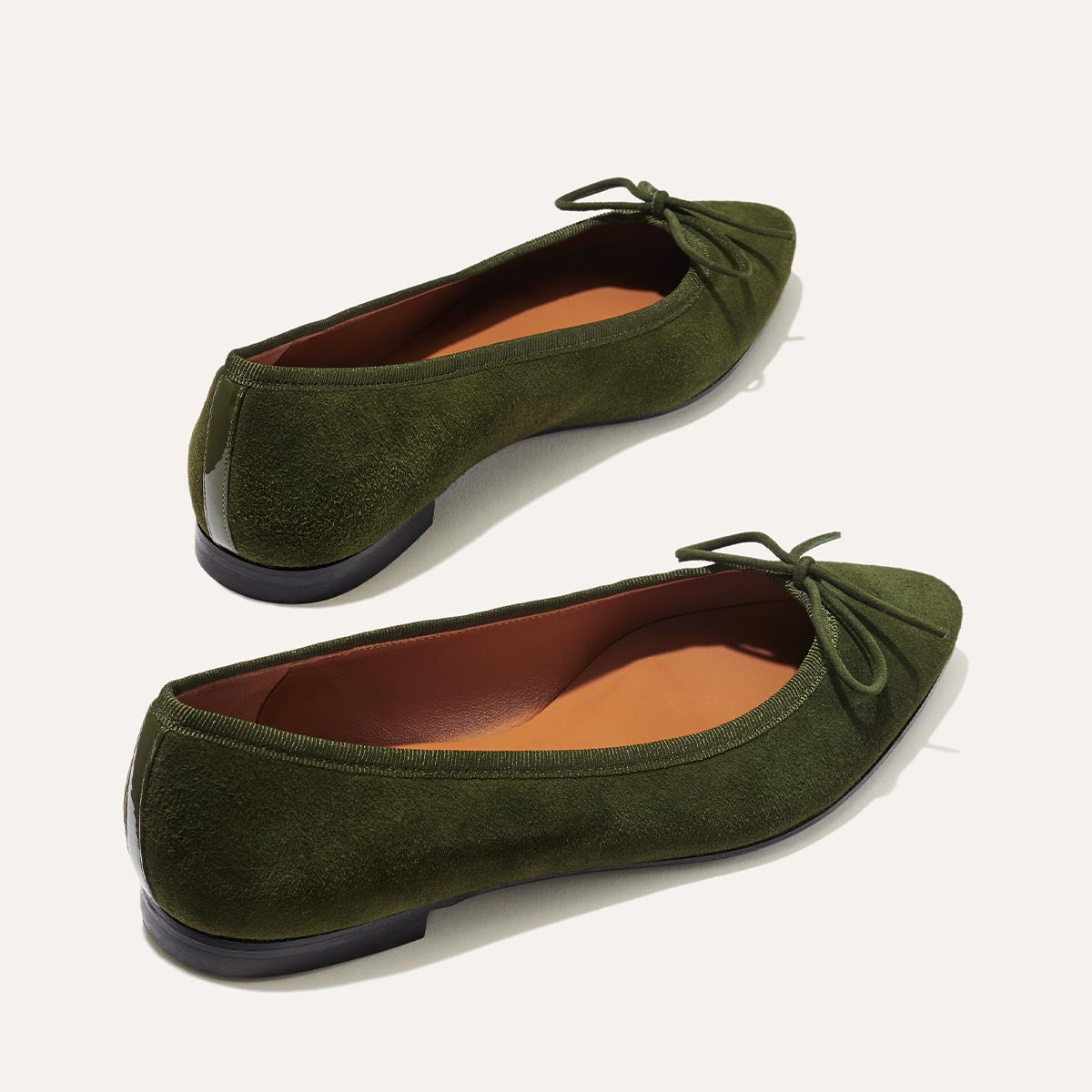 The Pointe - Olive Suede