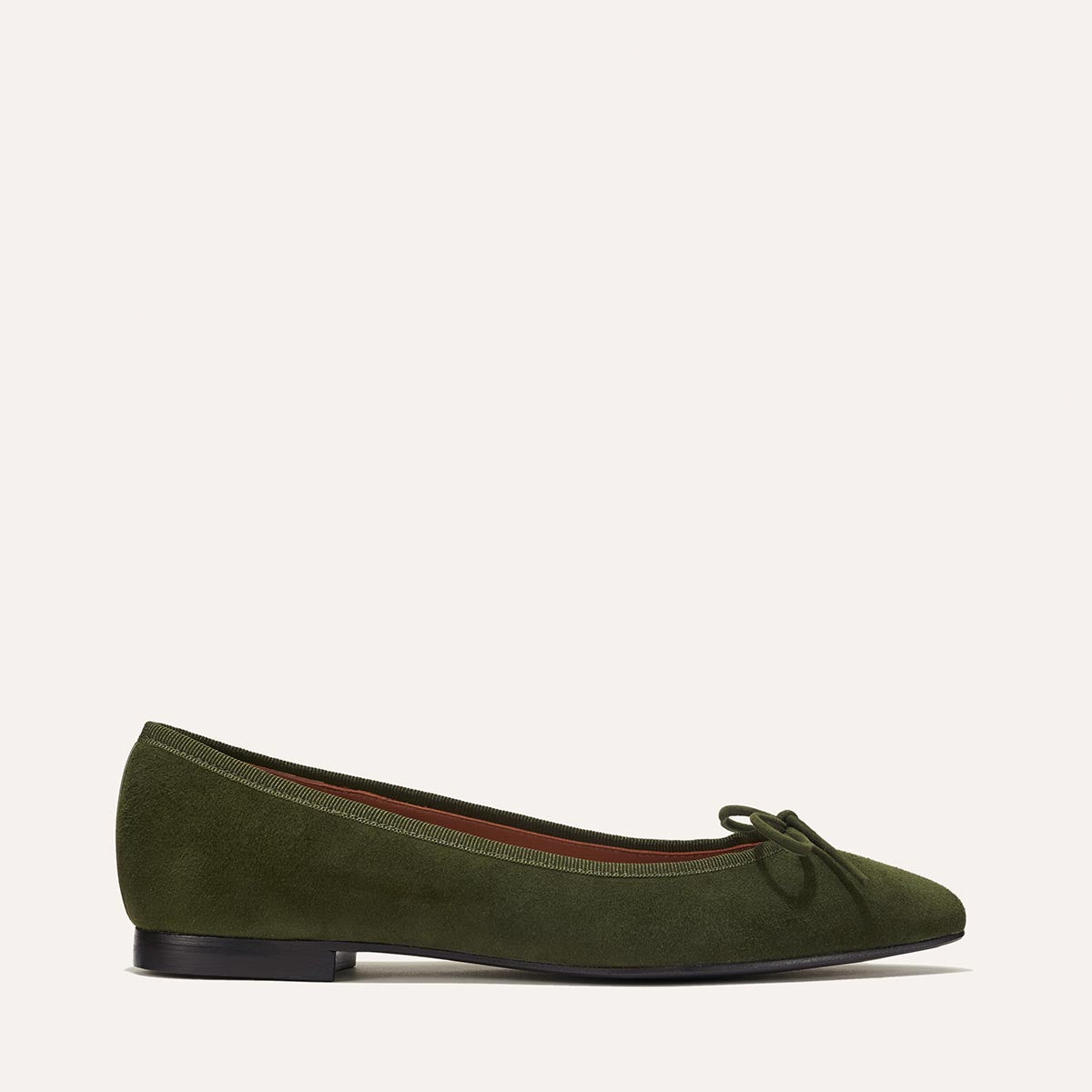 The Pointe - Olive Suede