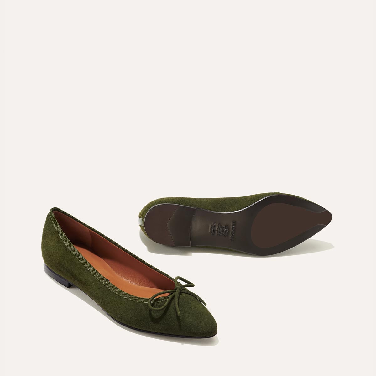 The Pointe - Olive Suede