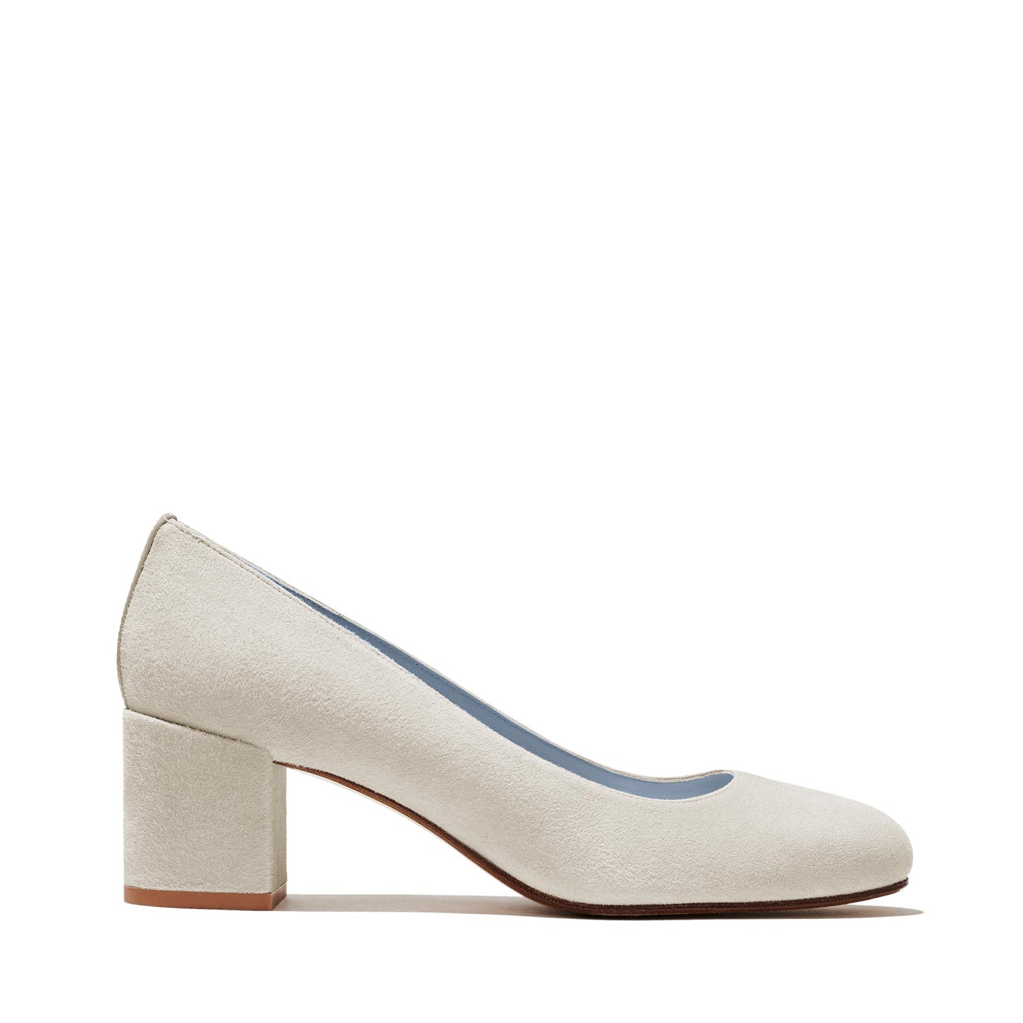 ivory - suede, blue