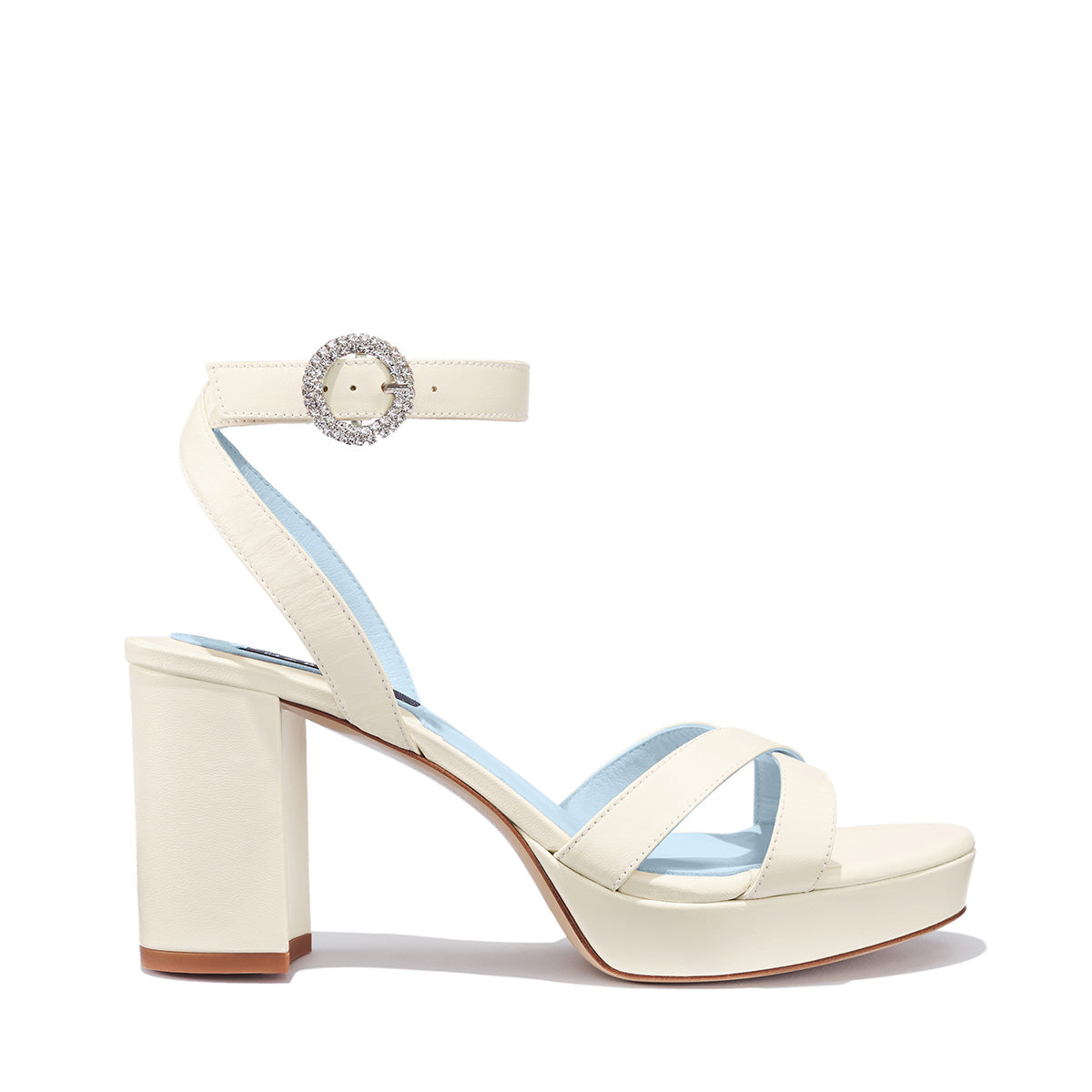 Womens Prada white Quilted Leather Platform Sandals 65 | Harrods #  {CountryCode}