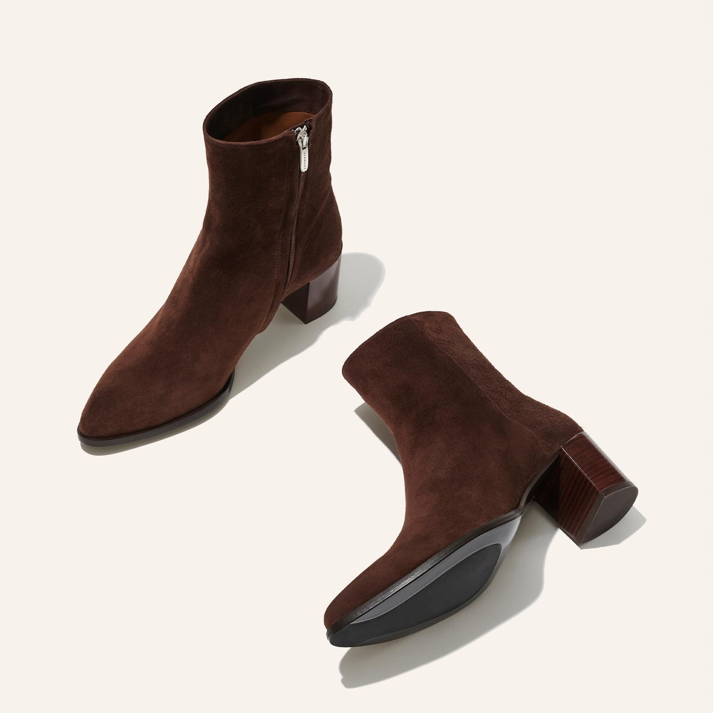 The Downtown Boot - Chocolate Suede