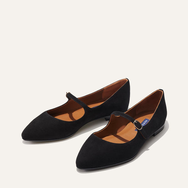 The Mary Jane - Black Suede – Margaux