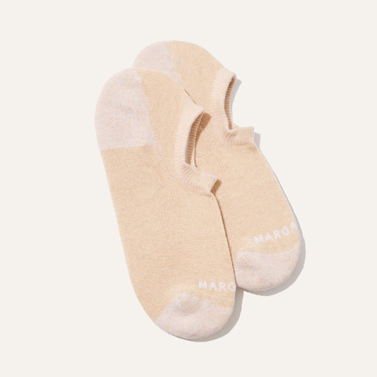 Margaux's comfortable no-show Sneaker Sock, made in North Carolina from recycled cotton and polyester